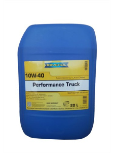 Масло моторное 10W-40 п/с Performance Truck RAVENOL 20 л (CI-4, E4/E7, M3277,MB 228.5, LDF-2, VDS-3)
