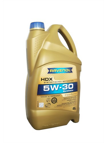 Масло моторное 5W-30 син. HDX RAVENOL  4л /кор.4шт/