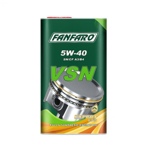 Масло моторное 5w40 син. Fanfaro VSN  1л (SN/CF/A3/B4) металл /кор.12шт/снято с пр-ва