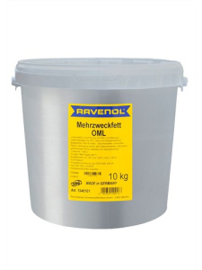 Смазка Mehrzweckfett OML RAVENOL , мин. 10 кг (DIN 51502: K2K-30, ISO 6743-9: ISO-L-XCCEA2)
