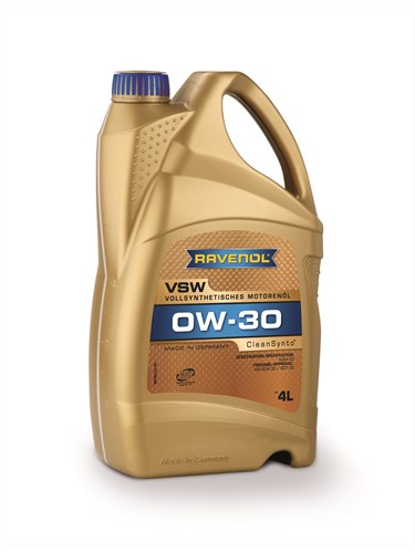 Масло моторное 0W-30 син. VSW RAVENOL 4л /кор.4шт/ (SN, C3, MB-229.51/229.52, VW 504.00/507.00)