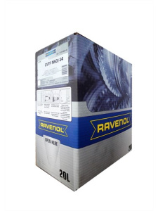 Масло трансмиссионное CVTF NS3/J4 Fluid RAVENOL, син 20л (экобокс) (ATF NS-3/J4, Suzuki CVT Green-2)