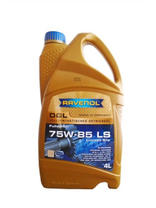 Масло трансмиссионное 75W-85 син. DGL LS RAVENOL (GL-5)  4л /кор.4шт/(GL-5 + LS, MIL-L-2105 D)