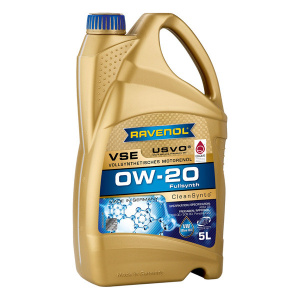 Масло моторное 0W-20 син. VSE RAVENOL, 5 л /кор.4шт/ (C5, VW 508 00/509 00, Porsche C20)