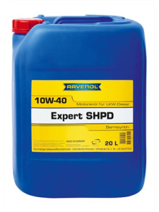Масло моторное 10W-40 п/с Expert SHPD RAVENOL 20 л (CI-4/SL, A3/B4, E4/E7, MB228.3, VDS-3)