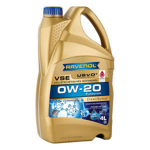 Масло моторное 0W-20 син. VSE RAVENOL, 4 л /кор.4шт/ (C5, VW 508 00/509 00, Porsche C20)