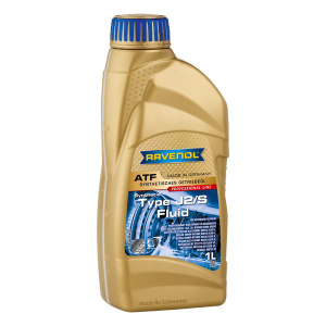 Масло трансмиссионное ATF Type J2/S Fluid RAVENOL син, 1л /кор.12 шт/