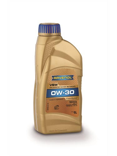 Масло моторное 0W-30 син. VSW RAVENOL 1л /кор.12шт/ (SN, C3, MB-229.51/229.52, VW 504.00/507.00)