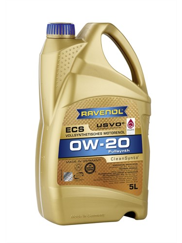 Масло моторное 0W-20 син. ECS Eco Synth RAVENOL 5л /кор.4шт/