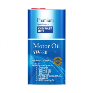 Масло моторное 5w30 син. Fanfaro CHEVROLET/OPEL 5л (SN/CF) /металл/кор.4шт/под заказ
