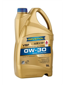 Масло моторное 0W-30 син. VSF RAVENOL 5л /кор.4шт/ (C2, FORD WSS-M2C950-A, JLR STJLR.03.5007)