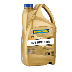 Масло трансмиссионное CVT KFE Fluid RAVENOL, 4л /кор.4шт/