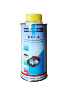 Жидкость тормозная DOT 4 RAVENOL 0,25л /кор.20шт/ (FMVSS 116 DOT 4, ISO 4925 Klasse 4, SAE J 1704)