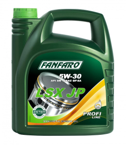 Масло моторное 5w30 син. Fanfaro LSX JP  4л (SN/GF-6A) /кор.4шт/