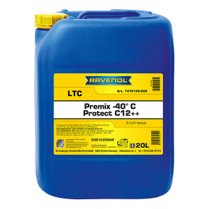 Антифриз LTC Protect C12++ Premix RAVENOL  -40°C (лила), 20л
