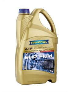 Масло трансмиссионное ATF 6HP Fluid RAVENOL, син.  4л /кор.4шт/