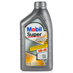 Масло моторное 5w40 син. Mobil SUPER 3000 X1   1л (SN/SM/SL/SJ/CF) /кор.12шт/