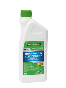Антифриз HJC Hybrid Japanese Coolant PREMIX -40°C (зеленый), 1,5л /кор.10шт/