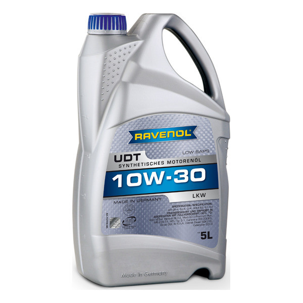 Масло моторное 10W-30 син. UDT Ultra Duty Truck RAVENOL  5л /кор.4шт/ (CK-4/CJ-4, E6/E7/E9, VDS-4.5)