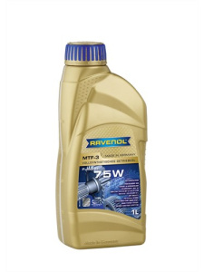 Масло трансмиссионное MTF-3 75W RAVENOL, син. 1л /кор.12шт/