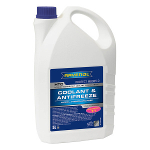 Антифриз HTC Hybrid Techn.Coolant Concent-exclusiv (синий), 5л /кор.4шт/