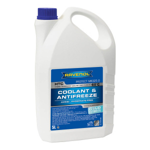 Антифриз HTC Protect COLD CLIMATE Premix RAVENOL -60C (синий), 5л /кор.4шт/