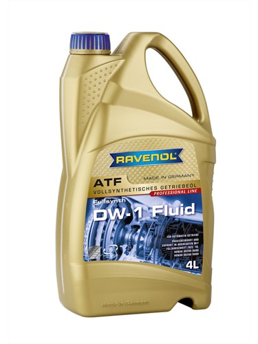 Масло трансмиссионное ATF DW-1 Fluid RAVENOL син. 4л /кор.4шт/