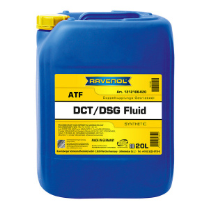 Масло трансмиссионное DCT/DSG Getriebe Fluid RAVENOL, син. 20л.