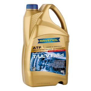 Масло трансмиссионное ATF T-ULV Fluid RAVENOL , 4л /кор.4шт/ (ATF AW-2, VW G 053 001 A2)