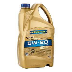 Масло моторное 5w-20 син. VFE RAVENOL 4л /кор.4шт/