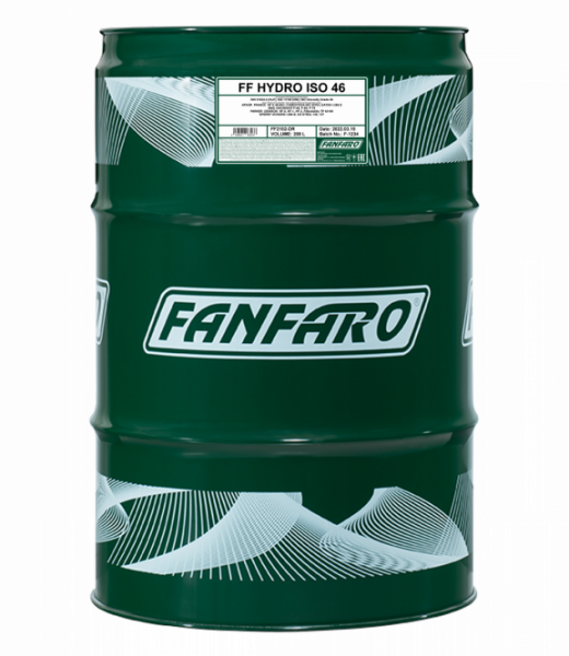 Масло гидравлическое мин. Fanfaro Hydro ISO 46 (HM) 208л