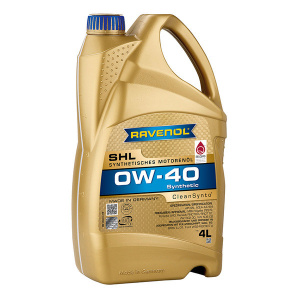 Масло моторное 0W-40 син. SHL RAVENOL  4л /кор.4шт/